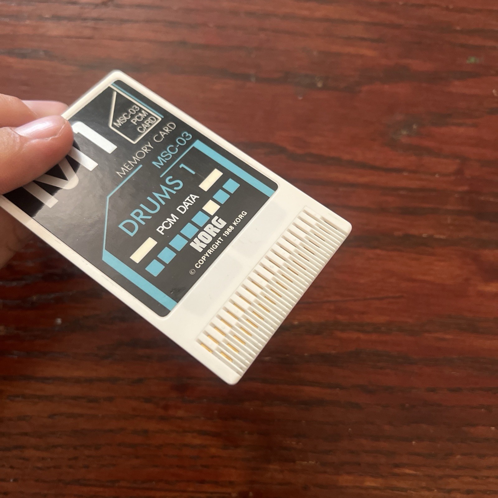KORG M1 PCM Memory Cards Set MSC-02 Synth 1 MSC-03 Drums 1 MSC-07 Synth 2