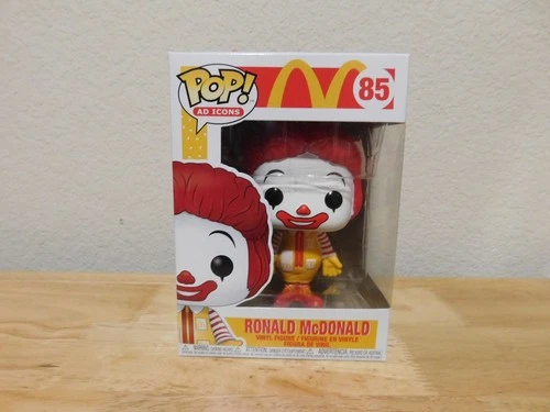 New Funko Pop Ad Icons McDonald's #85 Ronald McDonald vinyl figure