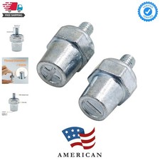 One Pair Zinc Alloy Battery Side Terminal Charging Posts Fit 8mm Positive o...