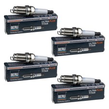 4x BERU Zündkerzen für VW Golf VI 5K1 1.4 2.5 Polo 6R_ 1.2 9N_ Skoda Fabia II