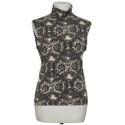Vanilia, Tank­top, Größe: 36, Schwarz/Beige, Elasthan/Polyester, Medaillon #5dk