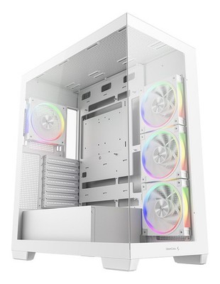 DeepCool CG580 4F V2 Midi Tower PC-Gehäuse ATX 3x120mm Lüfter Hartglas