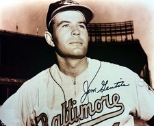 Jim Gentile signed Baltimore Orioles MLB Licensed 8x10 Photo imperfect- COA
