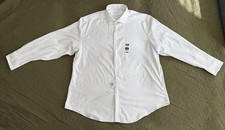 Calvin Klein Steel Mens White Dress Shirt XL Slim Fit Stretch Wrinkle Free