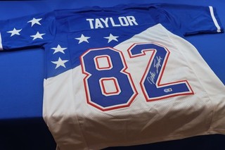 JOHN TAYLOR 82 Autographed ALL PRO NFL Jersey BECKETT COA San Francisco 49's HOF