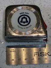 WESTERN ELECTRIC BELL SYSTEMS PHONE COMPANY TAPE MEASURE PREOWNED