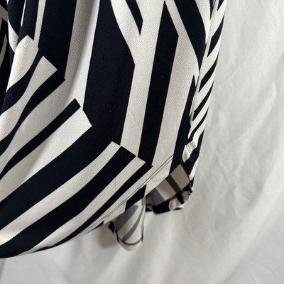banana republic black and white maxi dress Banana Republic Maxi Dress Sz 2 Flutter Collar Black Dress White Floral V-Neck