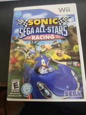 Sonic & Sega All-Stars Racing (Nintendo Wii, 2010) With Manual 