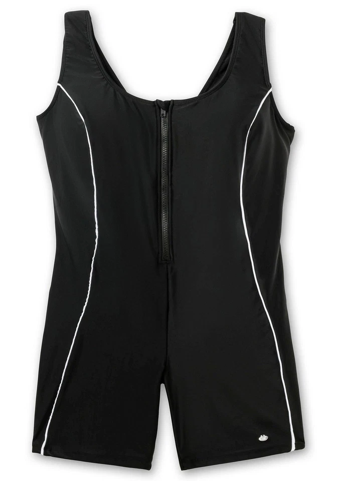 sheego Damen Schwimmanzug Bademode schwarz Gr. 42 (Cup-F) NEU - Bild 2 von 2