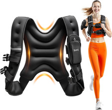 Renoj Weighted Vest for Women Men: 6Lb/8Lb/10Lb/12Lb/16Lb/20Lb Weight Training V