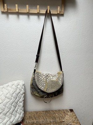 Boho Crossbody Messenger Shoulder Bag Purse Backpack Kindred Spirit Reversible