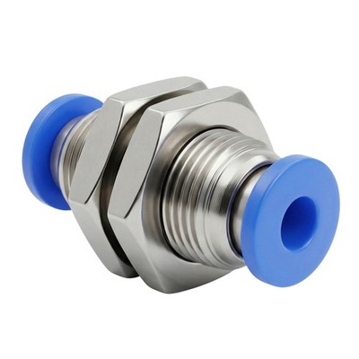 PU Schlauch Schottverschraubung mit Steckverbinder 4-12mm Bulkhead Fitting pneum