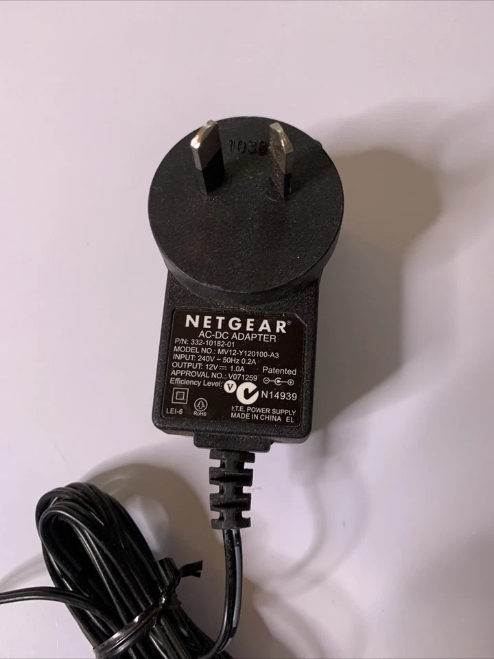 Genuine Netgear 12V 1A AC Adapter MV12-Y120100-A3 Power Supply For Router - Image 2 of 4