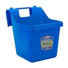 Fortiflex Hook Over Fence Feeder 16 Qt Blue