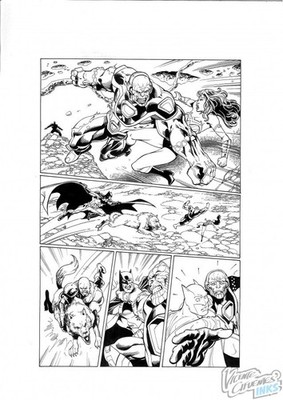 Batman / Superman #11 p12 (2014) Wonder Woman Batman Krypto Battle Mongul!