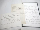 PAUL LORAIN 3 X Autograph Signed 1847-59 PROFESSOR INSTRUCTION PARIS GUIZOT