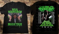 NBA Youngboy Masa 2025 Tour Dates Two Sided T-Shirt AN57752