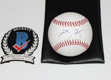 NEW YORK METS BO BICHETTE SIGNED OFFICIAL MAJOR LEAGUE BASEBALL BECKETT COA JAYS