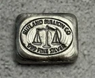Rutland Bullion Co. 1 oz Hand Poured Silver Bar .999 Fine Silver