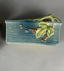 Roseville Pottery Bushberry 6"  Window Planter Box Blue #383-6 Vintage 1941
