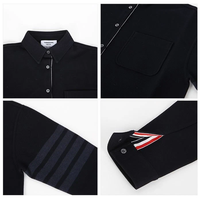 Camicia Thom Browne a righe 4 barre 67184217