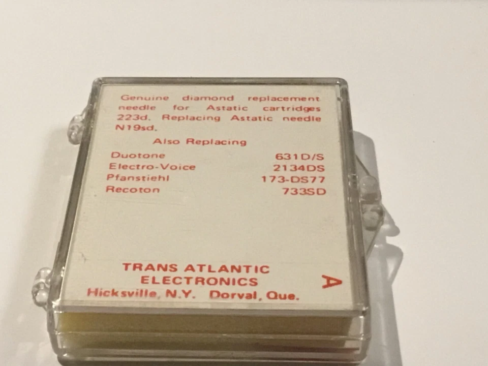 TAE 5067-DS For Astatic Stylus Needle N19sd in Cartridge 223d - Image 2 of 2