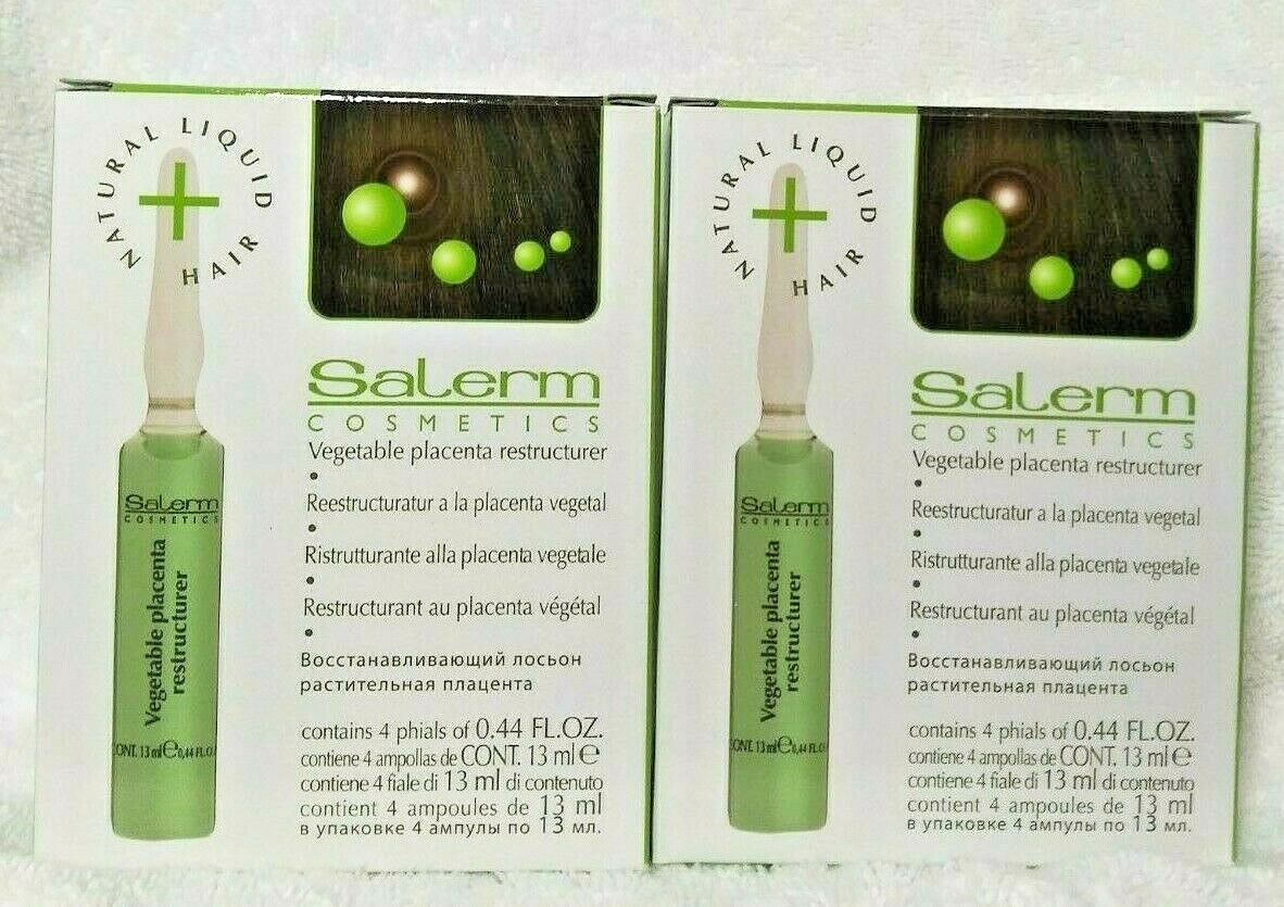 Salerm Vegetable Placenta Restructurer -4 phials of 0.44 oz/13ml-2