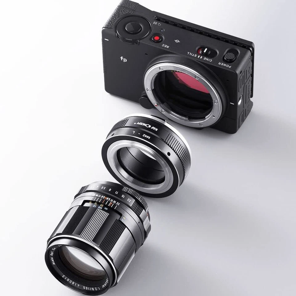 K&F Concept M42 to L Lens Mount Adapter for M42 Lens to L Mount Cameras Body - Image 3 of 4