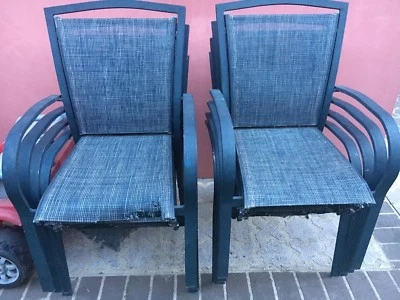 Outdoor Dining Chairs X 8 Pick Up North Lakes 10 For The Lot