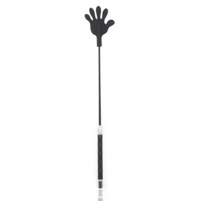 Palm Pat Leather Spanking Paddle Slap Flap Pat Beat Whip Lash Strap Fetish Slave