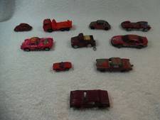 10 Lot Miniature Model Cars 160-42H
