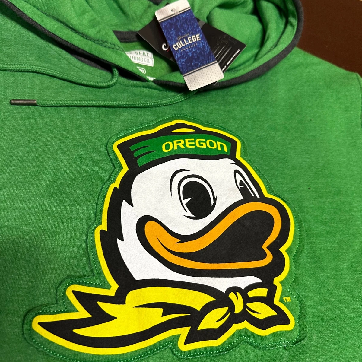 Box Seat Mens Green Oregon Ducks Football College NCAA Pullover