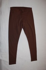 Womens CHOCOLATE BROWN LEGGINGS MidRise S 4-6 M 8-10 L 12-14 XL 16-18 Plus 2X 3X