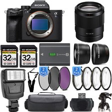 Sony a7S III Mirrorless Camera 35mm Lens Extra Battery Macro Set -Mega Kit