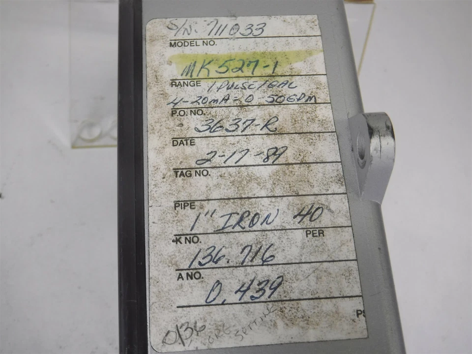 Used Signet Process Pulser MK527-1 K7-1 - Image 3 of 4