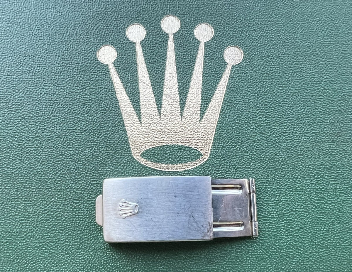 Authentic ROLEX 62523H.18 SS Buckle & Deployant Clasp (1983) - OC