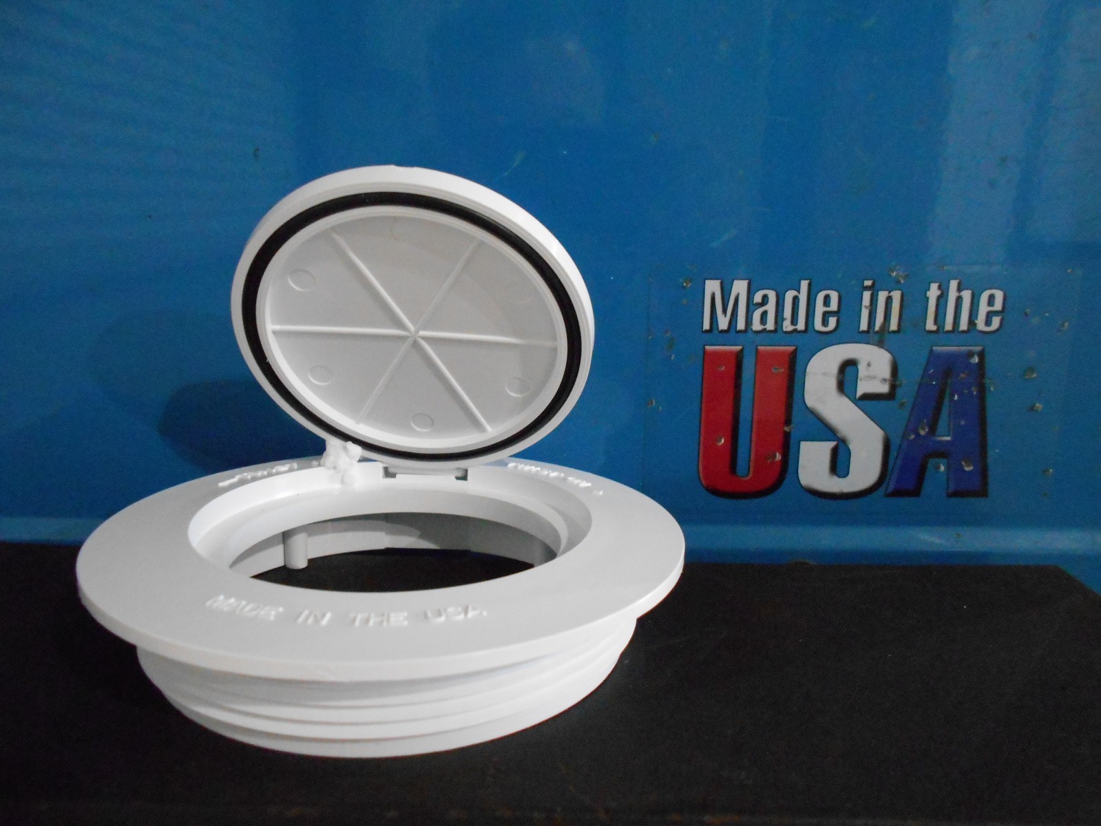 4" Flip Top Homesaver Sewer Relief Cap, Backflow Preventer, Sewer Cap