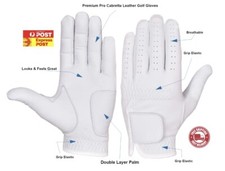 Full Cabretta Leather Great Quality Golf Gloves