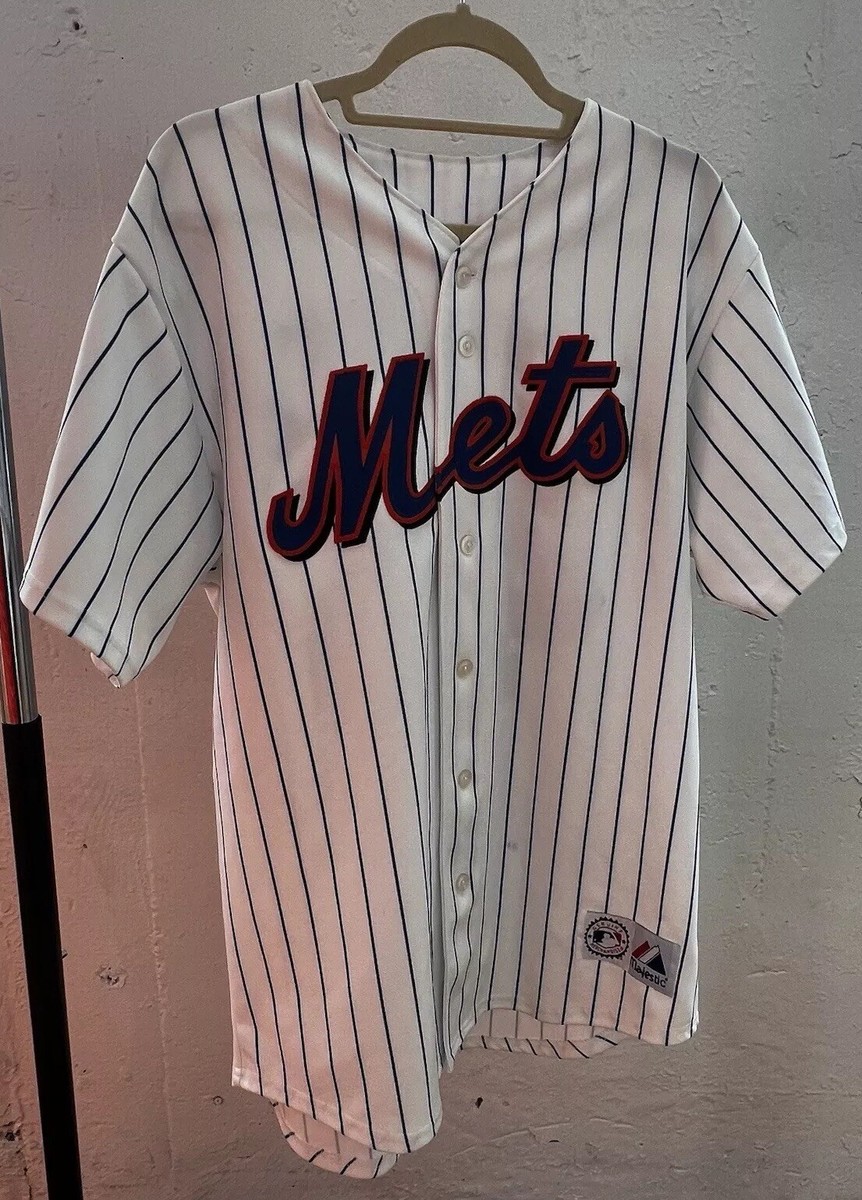 VTG Majestic Authentic MLB On Field Pedro Martinez NY Mets Jersey
