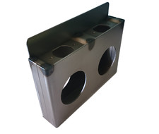 1-1/4 Double Hole Weldable Steel Lockbox for ...