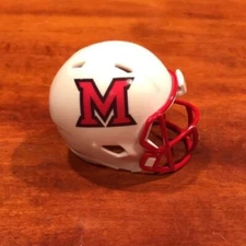 Miami Ohio Redhawks custom pocket pro helmet MAC