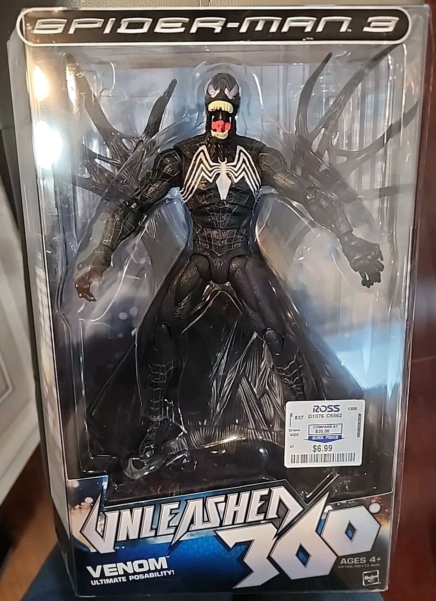 Hasbro SpiderMan 3 Unleashed 360 Venom Action Figure Marvel MISB
