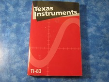 TEXAS INSTRUMENTS TI-83 GRAPHING CALCULATOR GUIDEBOOK SC 1996 VGC