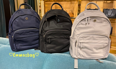 Tory Burch Nylon Backpack 173559 Lightweight $350 | eBay