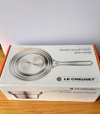 Le Creuset Double Boiler Stainless Steel 2.2 Quart 7 Inch