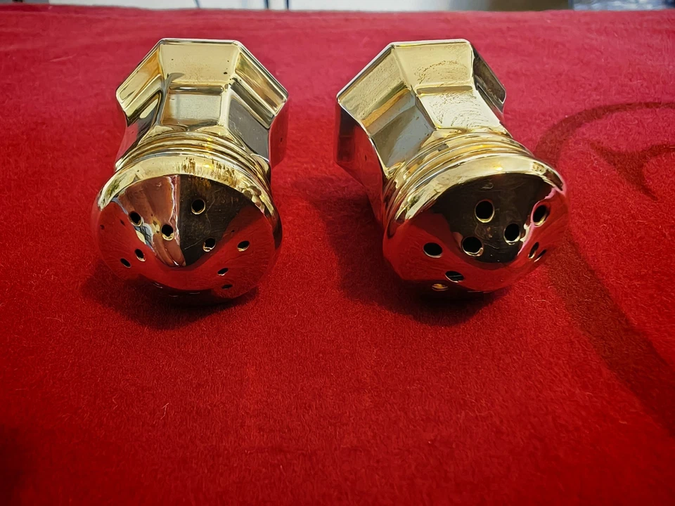 Cartier Silver Salt & Pepper Shaker pots condiment set. No Dinks Or Scratches. - Image 4 of 4