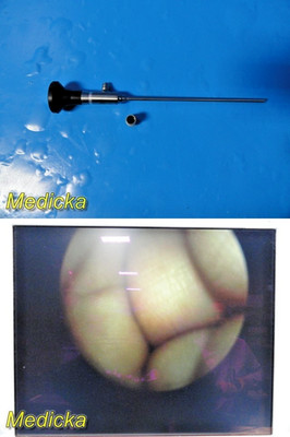Stryker 344-70, 4mm 70° Arthroscope , Rigid Endoscope Telescope w/ Adapter~39341