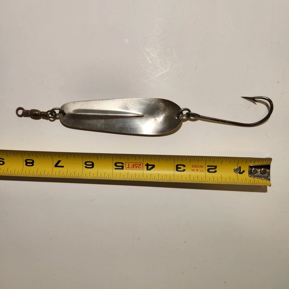 Lote de 3 señuelos de cuchara de pesca Williams vintage Wabler Whitefish Foto 2 de 3