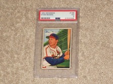 Stan Musial 1952 Bowman #196 HOF Cardinals ICONIC Vintage PSA 3 TRUSTED SELLER