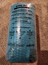 The Muddy Mat is an anti-mud, machine-washable Teal New In Package 19x30